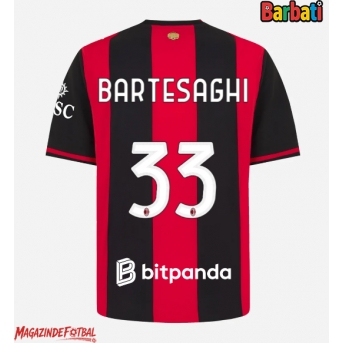 AC Milan Davide Bartesaghi #33 Tricou Fotbal Replică 2026-27 Barbati Acasa